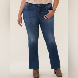 Democracy Dark Blue Wide Leg Jeans